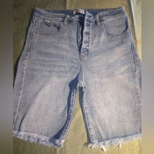 Light Blue Denim Shorts